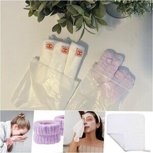 Ole Henriksen Luxury Facial Cleansing Double-sided Cloths & Spa Wristbands Set